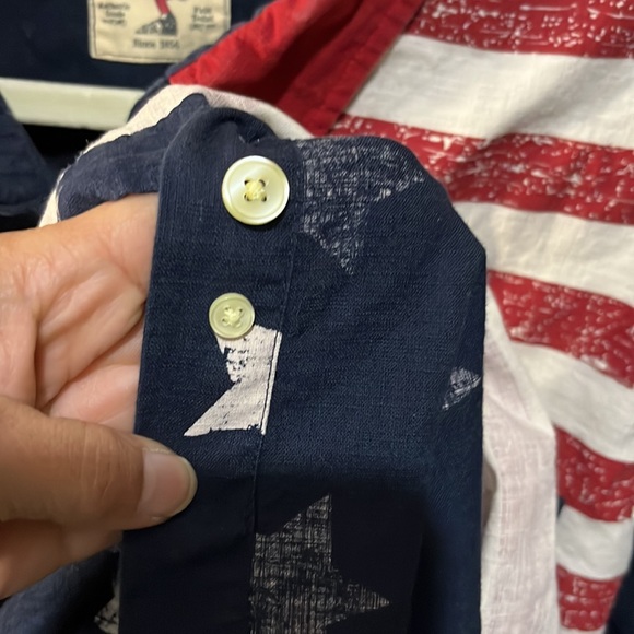 Redhead Brand Co. size large patriotic short sleeve button up shirt - Picture 5 of 5